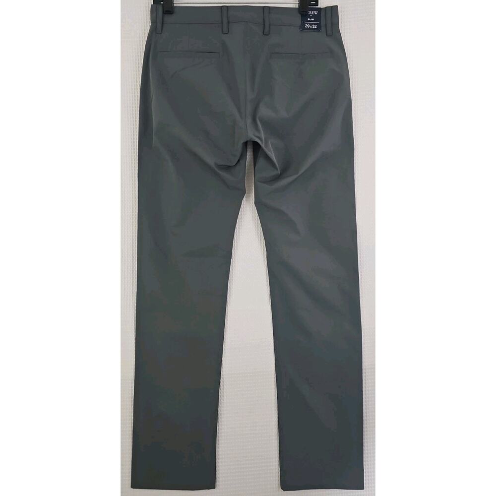 J.Crew Tech ~Men's Size 29x32~ Gray Slim Fit Flex Pants AA712 NWT. - Picture 9 of 16